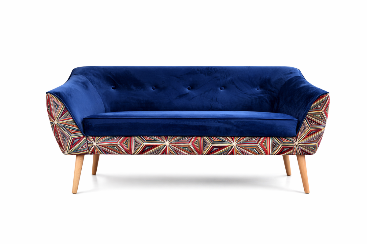 Sofa MELVI skandynawska | Kompaktowa sofa do salonu, biura