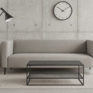 Nowoczesna wygodna sofa trzyosobowa tapicerowana CALMO