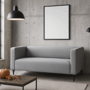 Nowoczesna wygodna sofa dwuosobowa tapicerowana CALMO