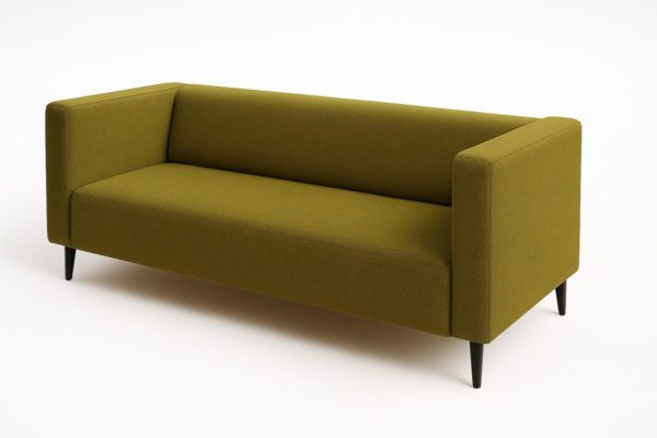 Nowoczesna wygodna sofa trzyosobowa tapicerowana CALMO