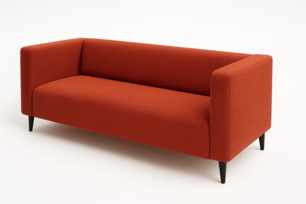 Nowoczesna wygodna sofa trzyosobowa tapicerowana CALMO