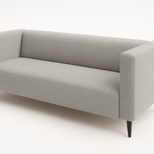 Nowoczesna wygodna sofa trzyosobowa tapicerowana CALMO