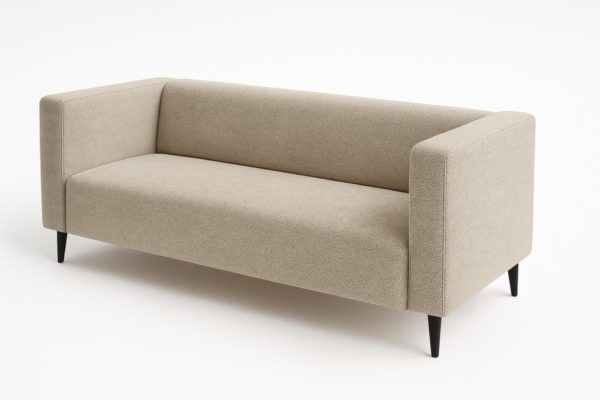 Nowoczesna wygodna sofa trzyosobowa tapicerowana CALMO