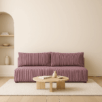 Kanapa LUNO z funkcją spania – nowoczesna, sztruksowa sofa do salonu