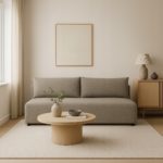 Kanapa LUNO z funkcją spania – Boucle,  sofa do salonu