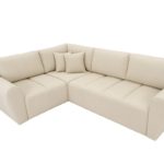 Narożnik z funkcją spania Lusso – rozkładany narożnik z pojemnikiem  tkanina Velvet