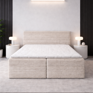 Łóżko kontynentalne AURI – komfort i nowoczesna elegancja