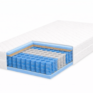 Materac kieszeniowy LUX Pocket z kokosem H2/H3 komfort i zdrowy sen